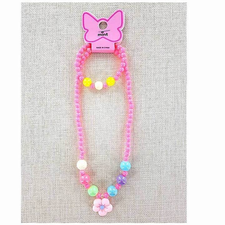 Conjunto de Collar y Pulsera de Flores para venta al por mayor de Atlas Fashion