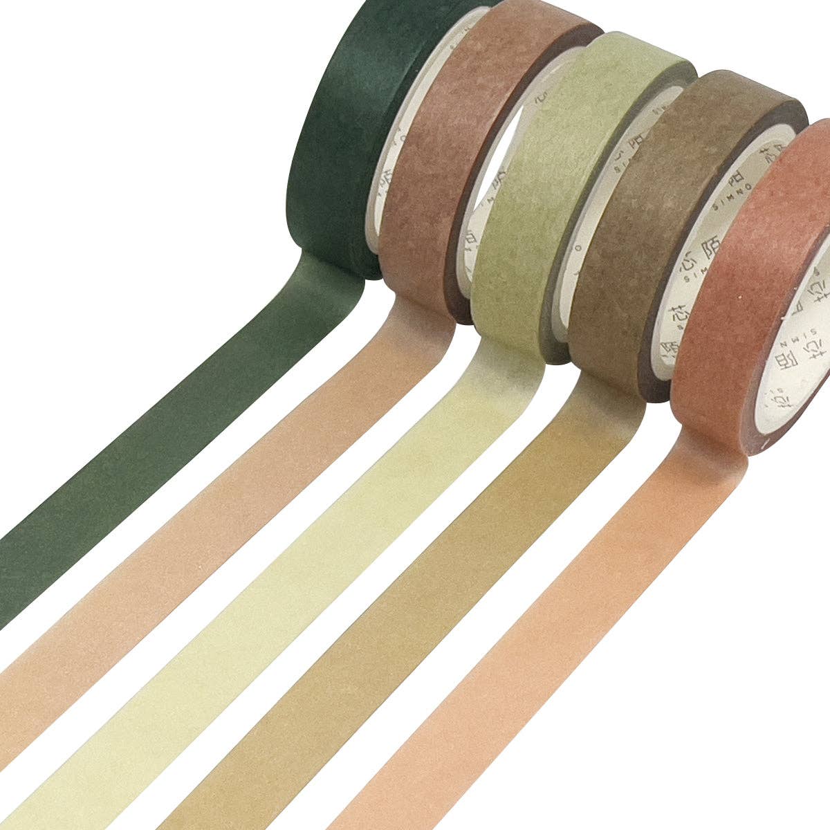 Wrapables.com - Wholesale Washi Tape - Wrapables Solid Color Washi Tape (Set of 5)25