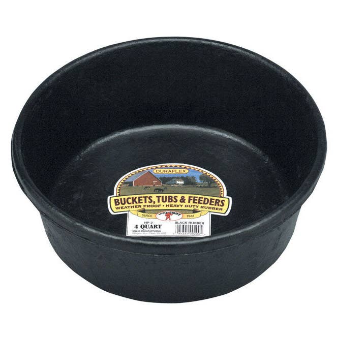 Everyday Supply Co - Wholesale Pet Bowl - Cat/Dog - Little Giant DuraFlex 4qt Livestock Feeder Pan