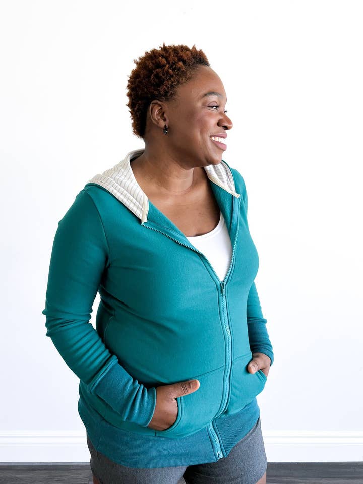 Zip Up Hoodie for wholesale by Buttercream Clothing