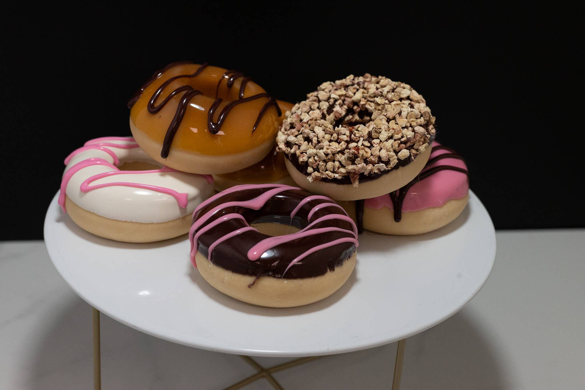 Just Dough It! Fake Foods – wholesale Decorative tabletop object – Assorted Fake Donuts - Set B