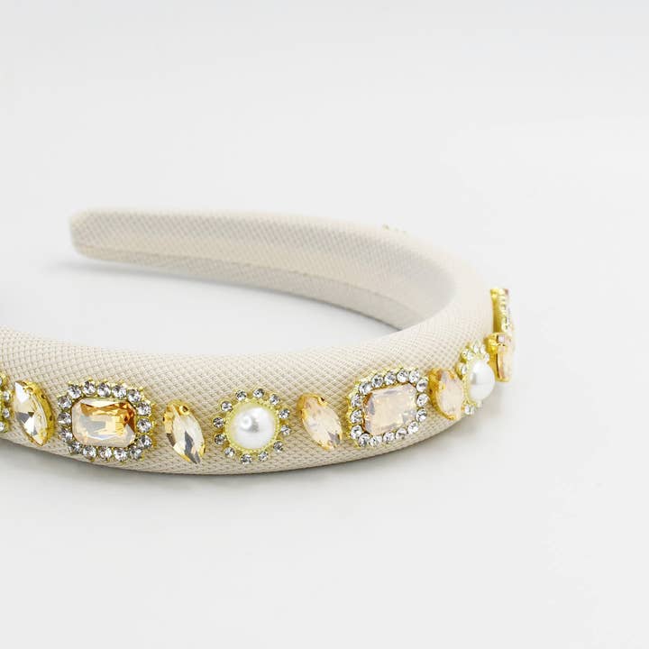 Nude Chic Headband for wholesale by Treasure Jewels Inc.