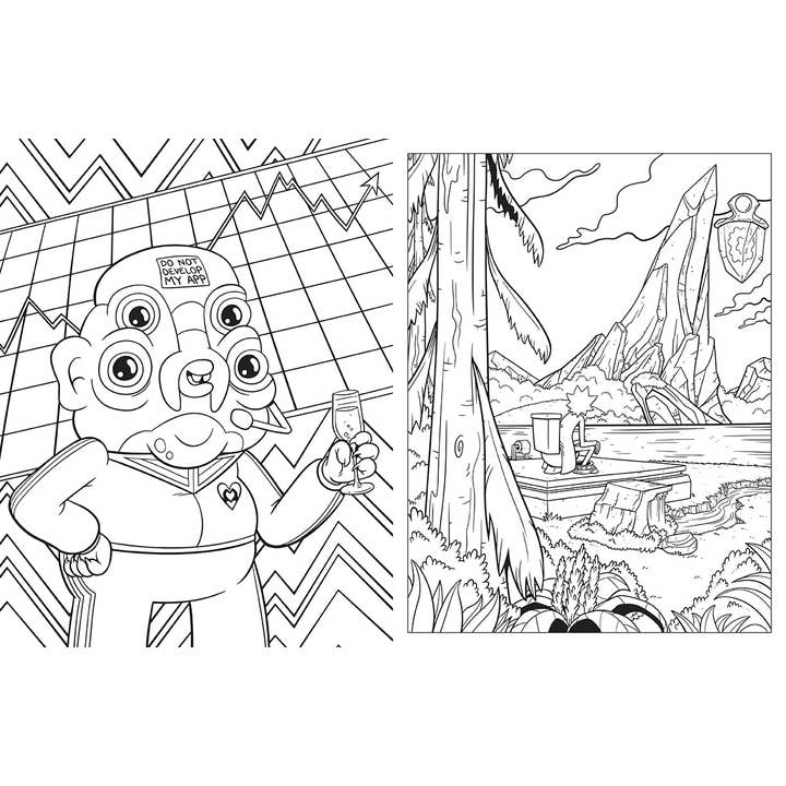Insight Editions - Wholesale Coloring Book - Adult - Rick and Morty: Sometimes Science Official Coloring