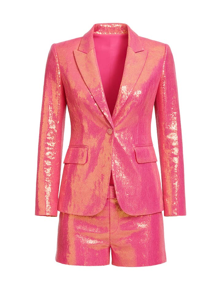 Sequin blazer and shorts 2pc set for wholesale by RIVIR