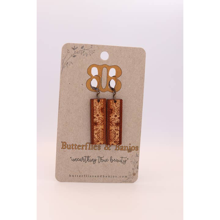Butterflies and Banjos - Wholesale Dangle Earrings - Among the Wildflowers