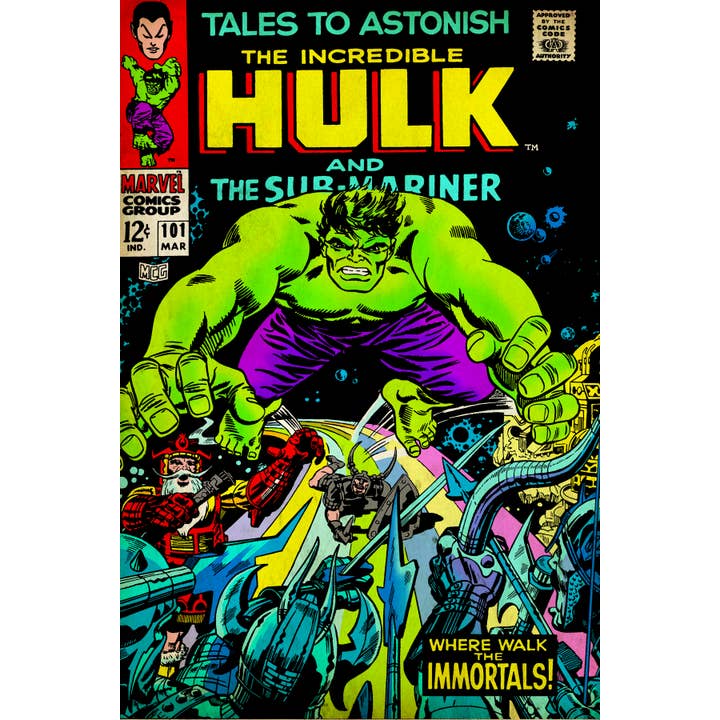 Marvel Comics The Hulk 300pc 12x18" for wholesale by Primemotion, Inc