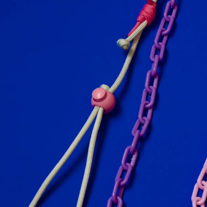 Adjustable Key Chain or Bag Strap - Pastel Lilac & Mint for wholesale by Pikto3000