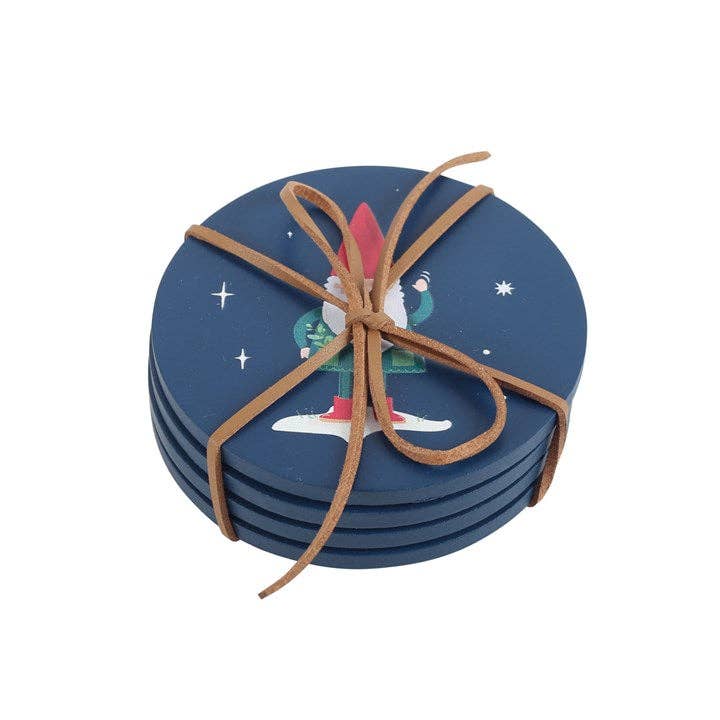 Something Different Wholesale - Wholesale Coasters - Gnome Sweet Gnome Coaster Set1