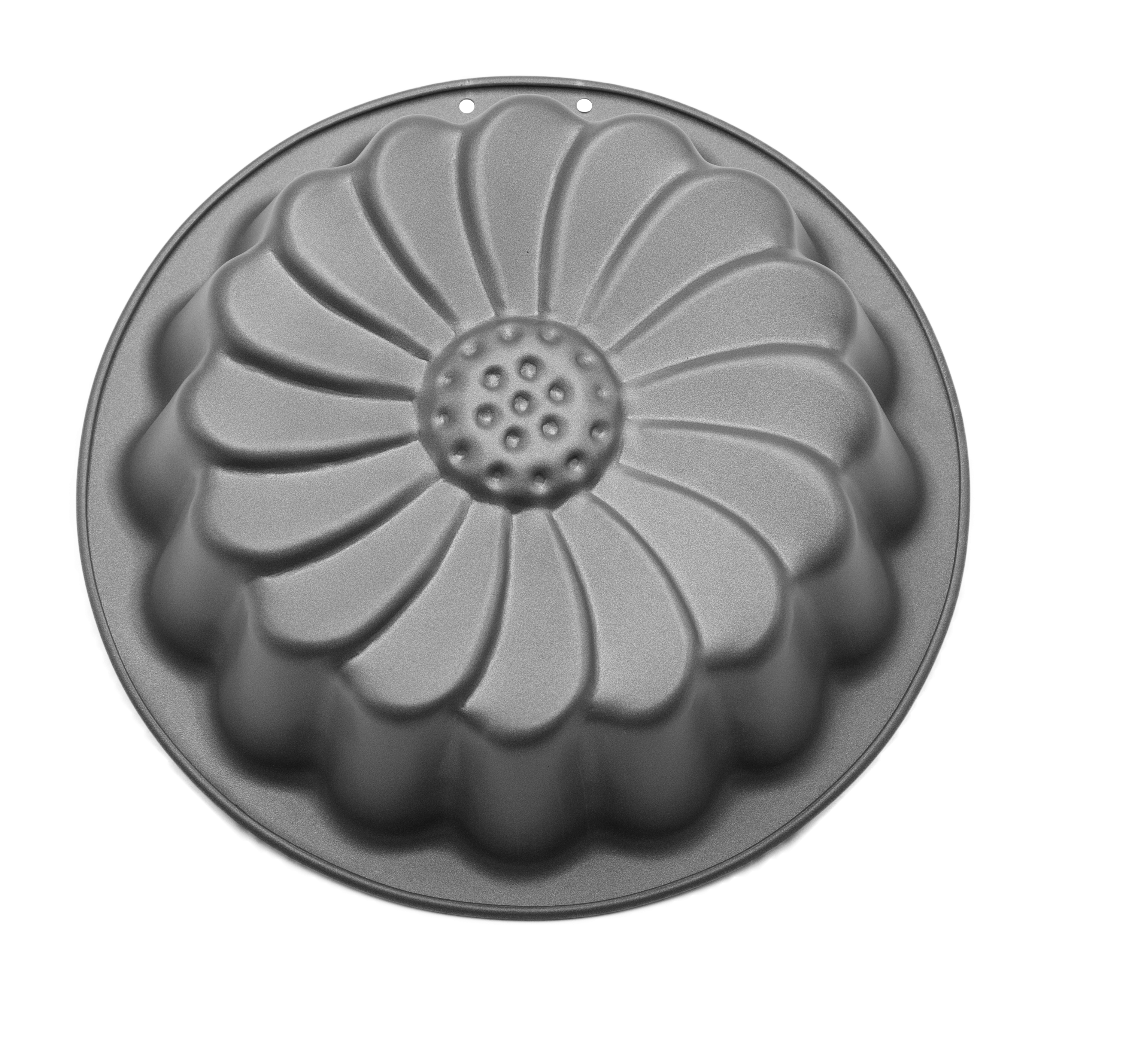 Gray Marigold Flower Cake Pan for wholesale on Faire0