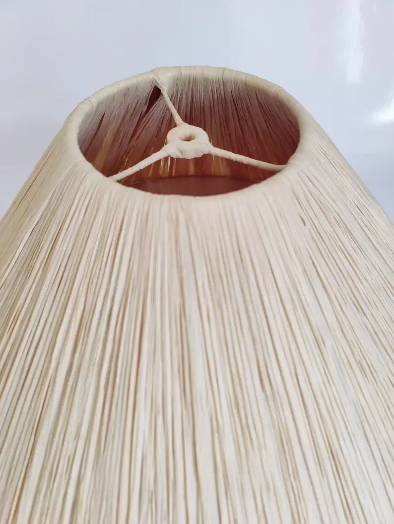 Moroccan Natural bazaar - Wholesale Lamp Shade - Coolie Handmade Raffia Lampshade - Raffia Lamp Shade 0