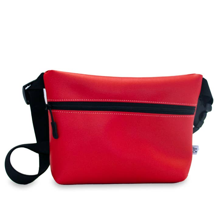 Red Belt Bag Fanny Pack for wholesale by Anne Cate