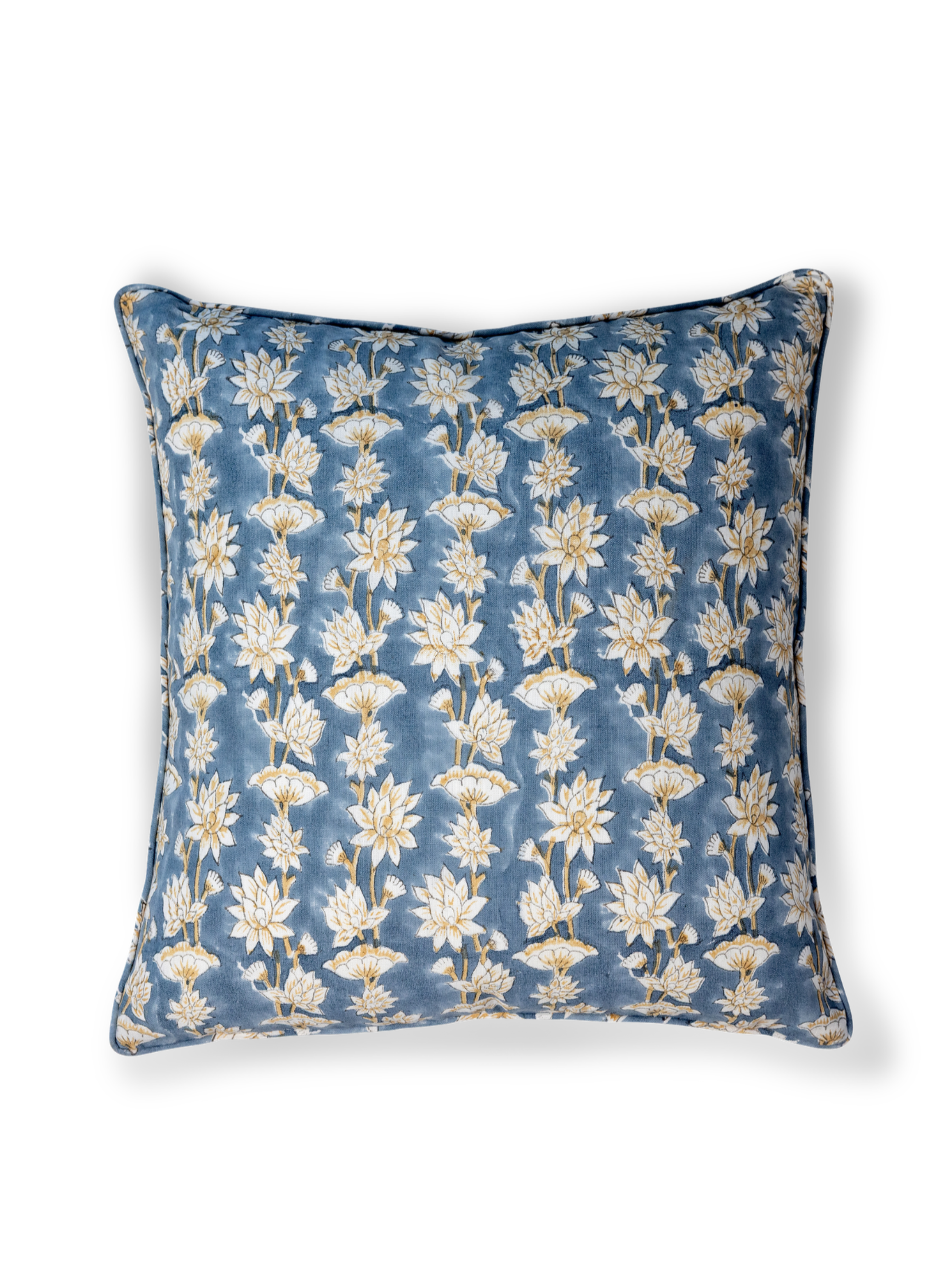 Humble Living - Venta al por mayor Cojín decorativo - Loto en Flor - Pizarra0