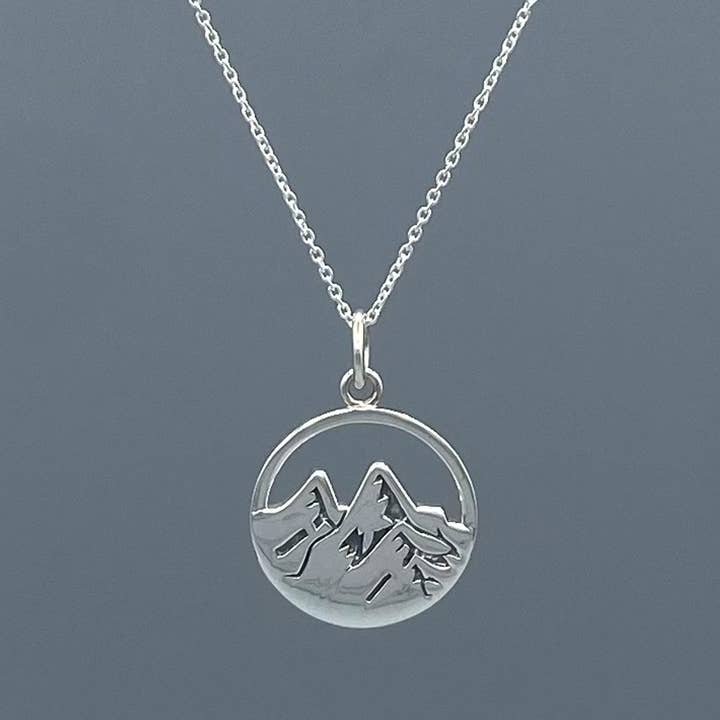 Something Silver - Vendita all'ingrosso Collana con ciondolo/pendaglio - Collana Grande Mountain0