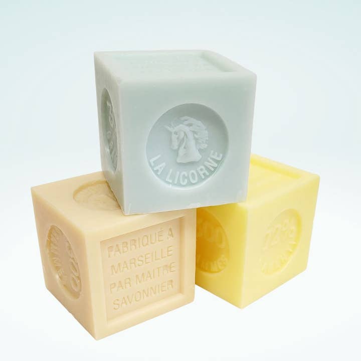 Au Savon de Marseille - Wholesale Bar Soap - Perfumed Marseille soap block - 300g - La Licorne