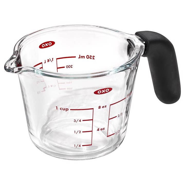 OXO - OXO Good Grips 1 cups Glass Clear Measuring Cup for wholesale by Everyday Supply Co