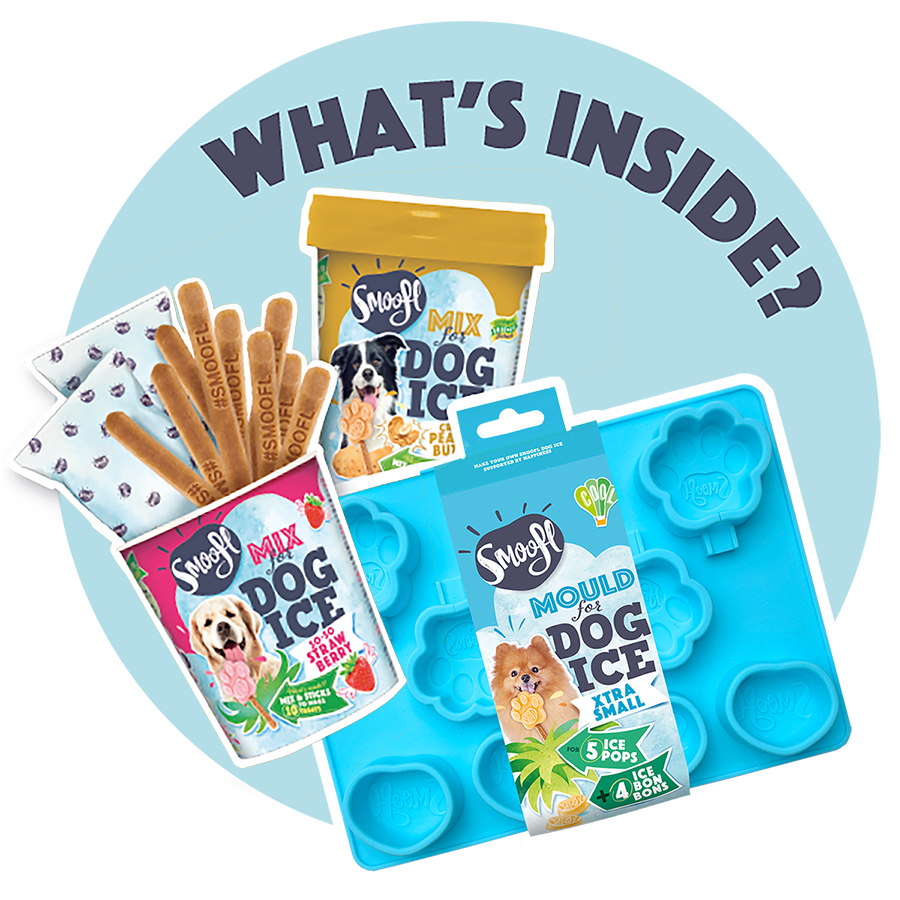 Smoofl - Wholesale Pet Supplement - Dog - Extra Small starter kit for dog ice1