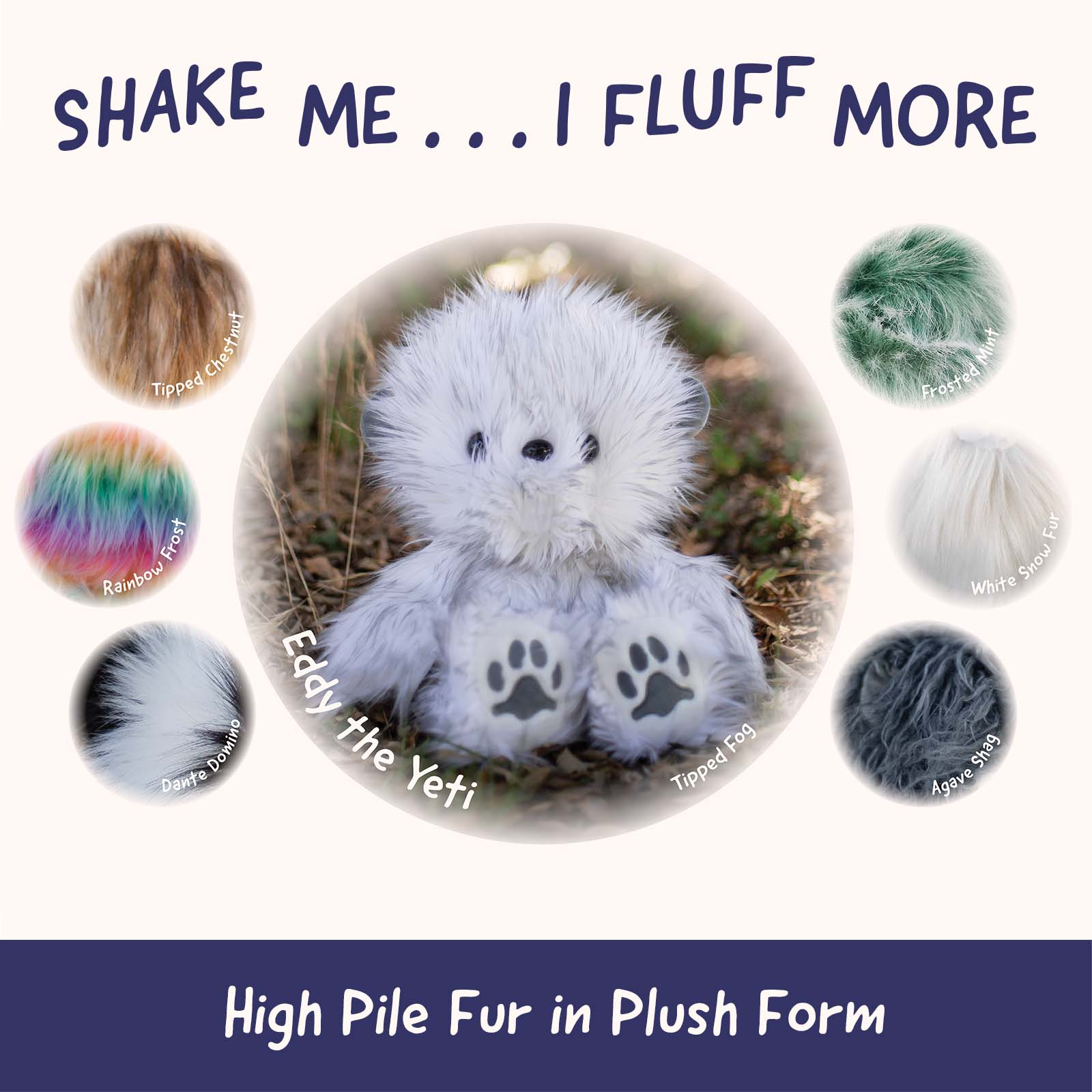 Wholesale FLUFF'UMS Eddy the Yeti 18