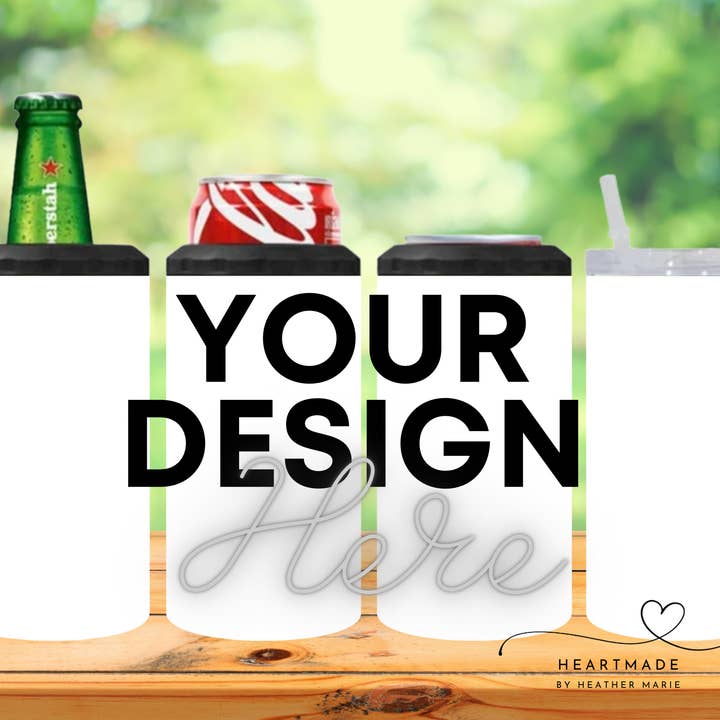 4 in 1 Custom Tumbler 3D Tumbler for wholesale by Heartmade By Heather Marie, LLC
