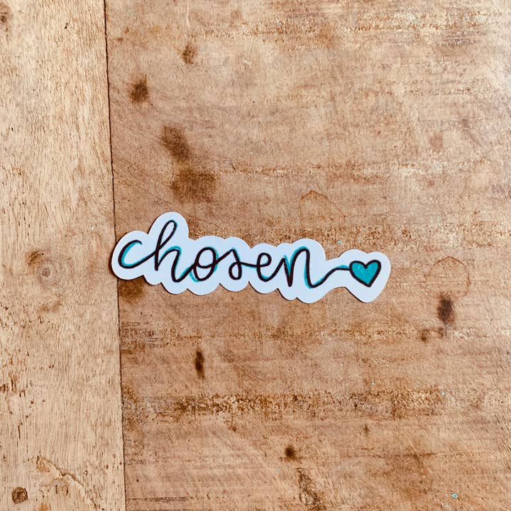 Sweet Like Honey Designs - Wholesale Sticker - Cherished, Loved, & Chosen Glossy Sticker pack of 31