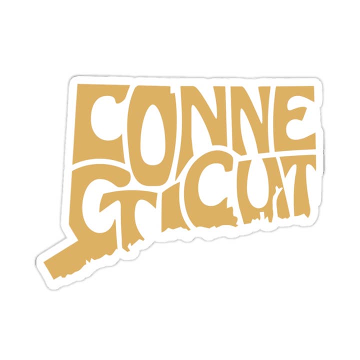 Autocollant du Connecticut pour la vente par The Northwest Store