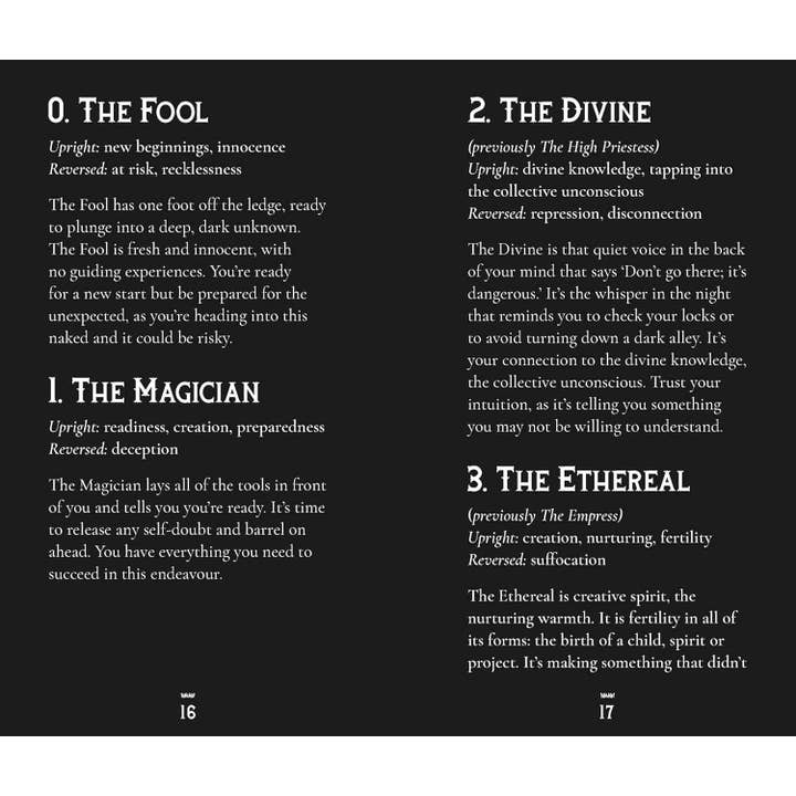 Cardshouse - Wholesale Tarot Cards - Macabre Tarot Pocket Tin Edition Rockpool Publishing12