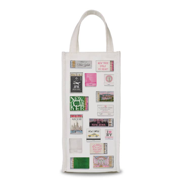 Wine Bag- NY Matches for wholesale by Toss Designs