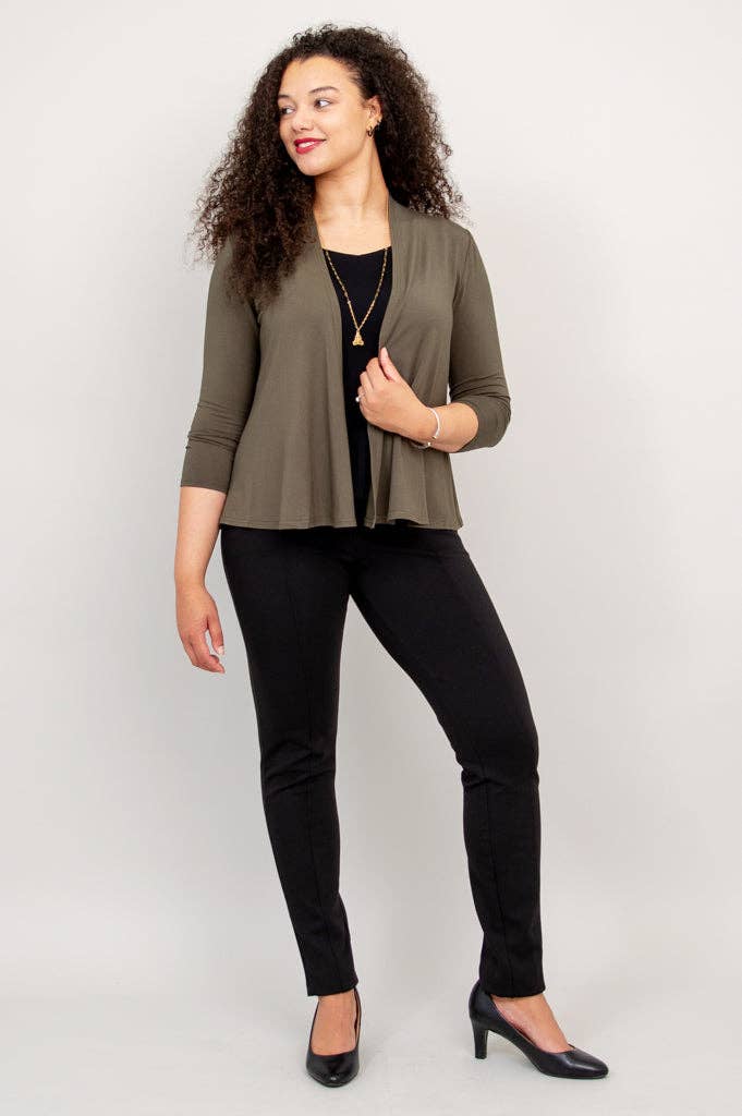 Blue Sky Clothing Co LLC – Großhandel Jacke – Damen – Kathy Jacke, Khaki, Bambus5