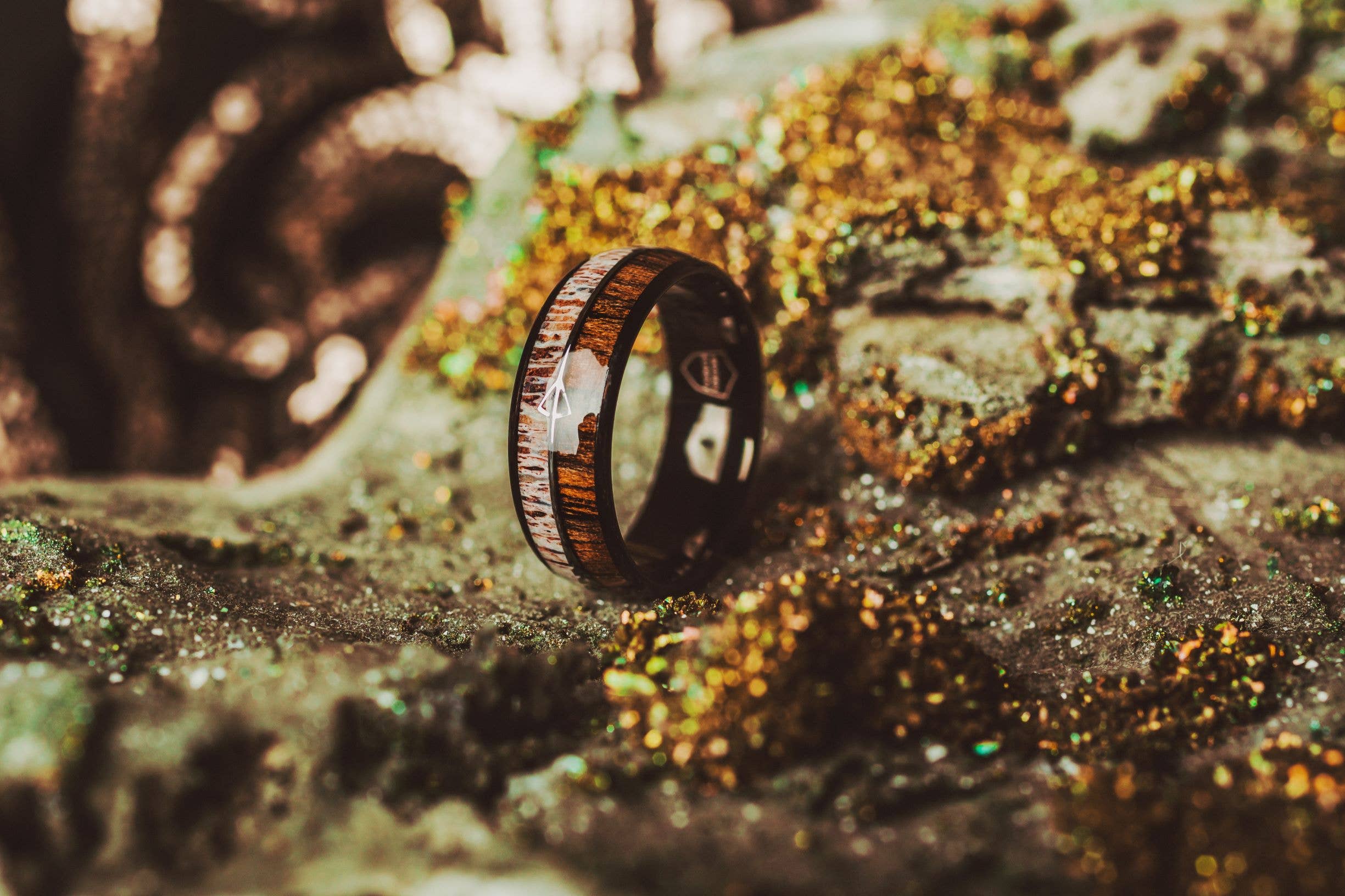 Wooden Element - Wholesale Band/Stacked Ring - Moonshine Ring3