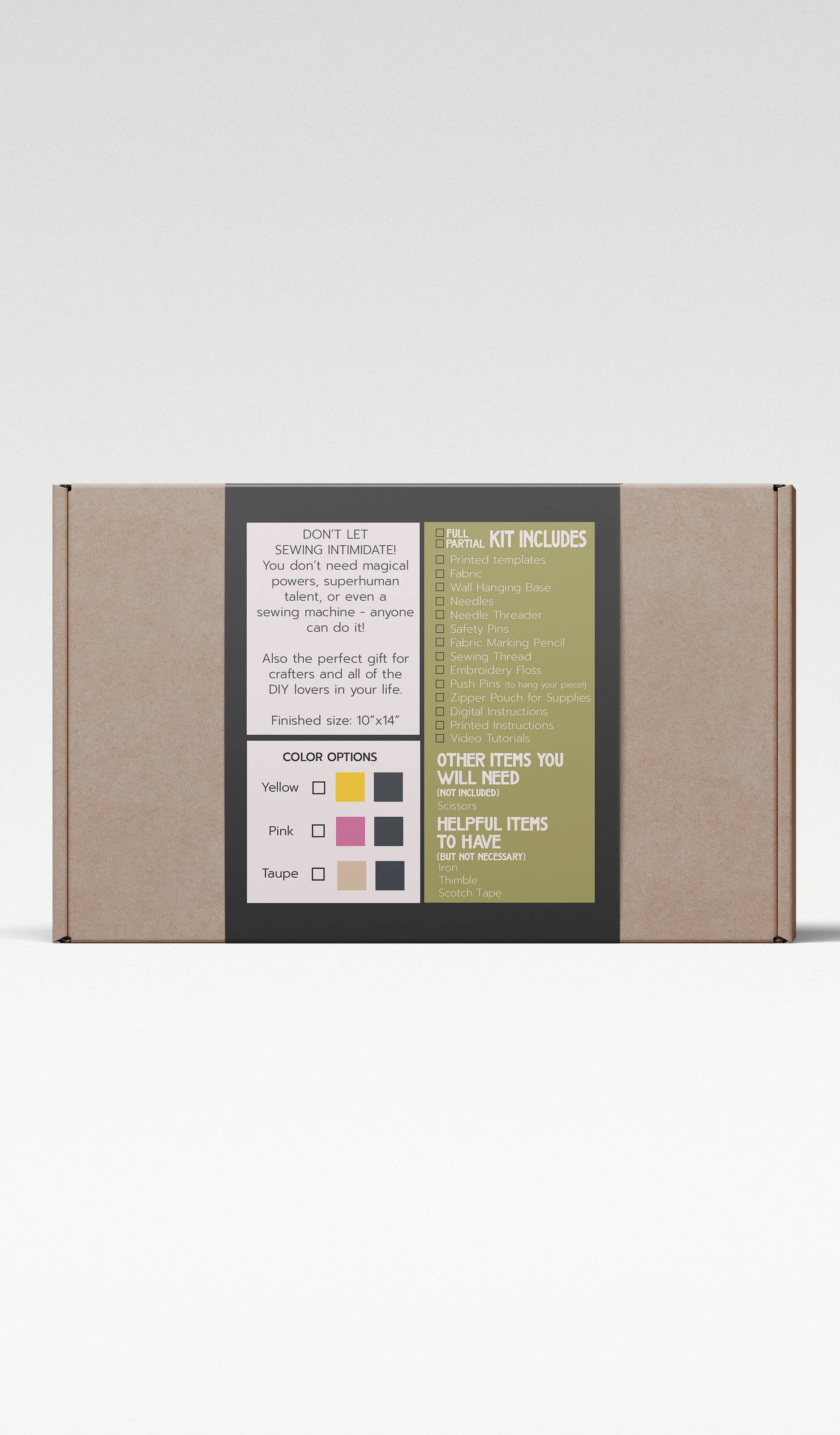 it's all in the stitch - Wholesale Craft Sewing Kit - Simple Flowers DIY Sewing Kit4