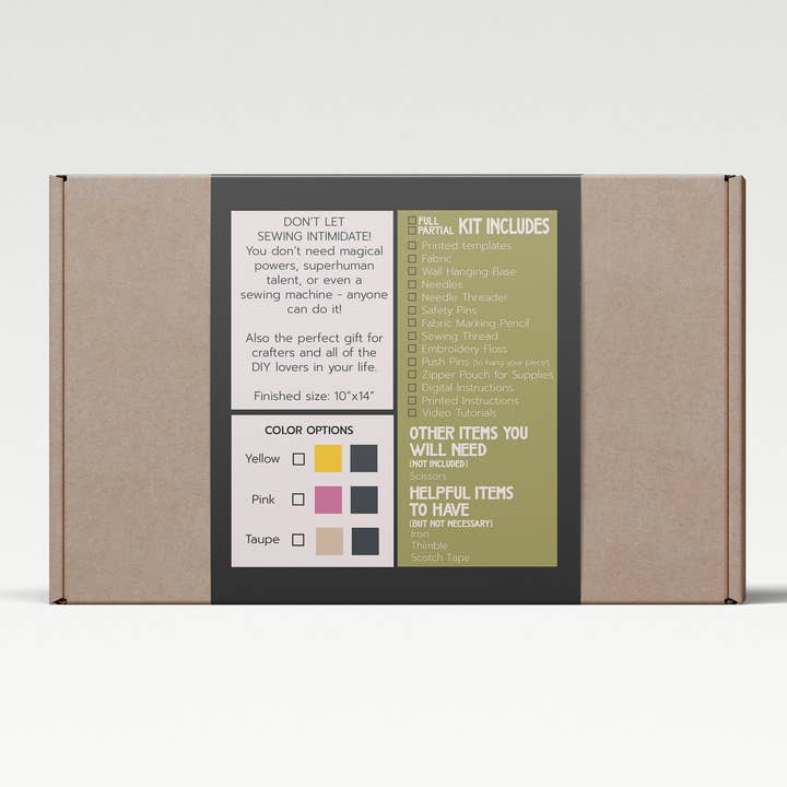 it's all in the stitch - Wholesale Craft Sewing Kit - Simple Flowers DIY Sewing Kit4