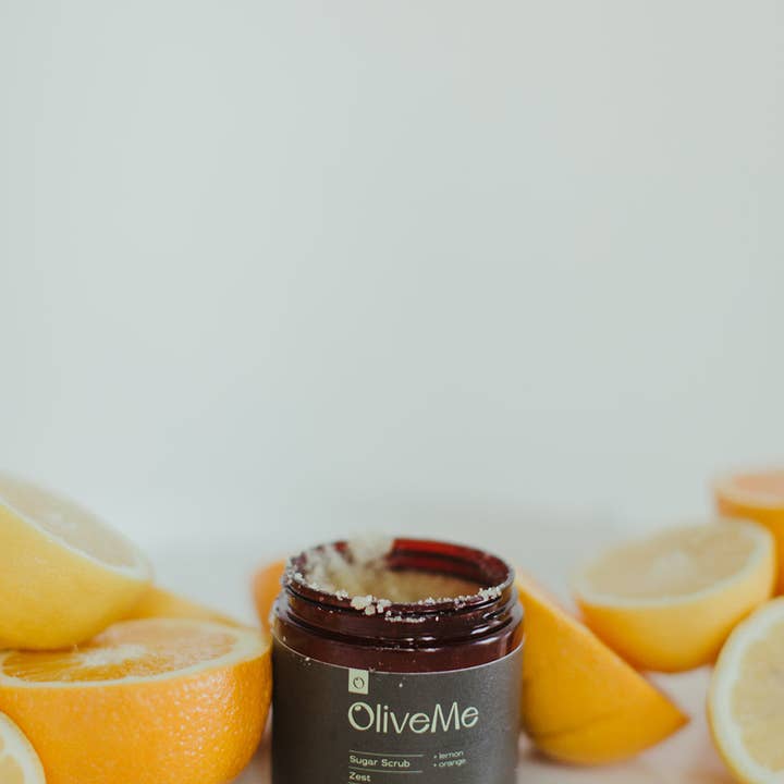 OliveMe - Wholesale Body Scrub/Exfoliant - Sugar Scrub | Face & Body All Natural | Olive Oil Sugar Scru