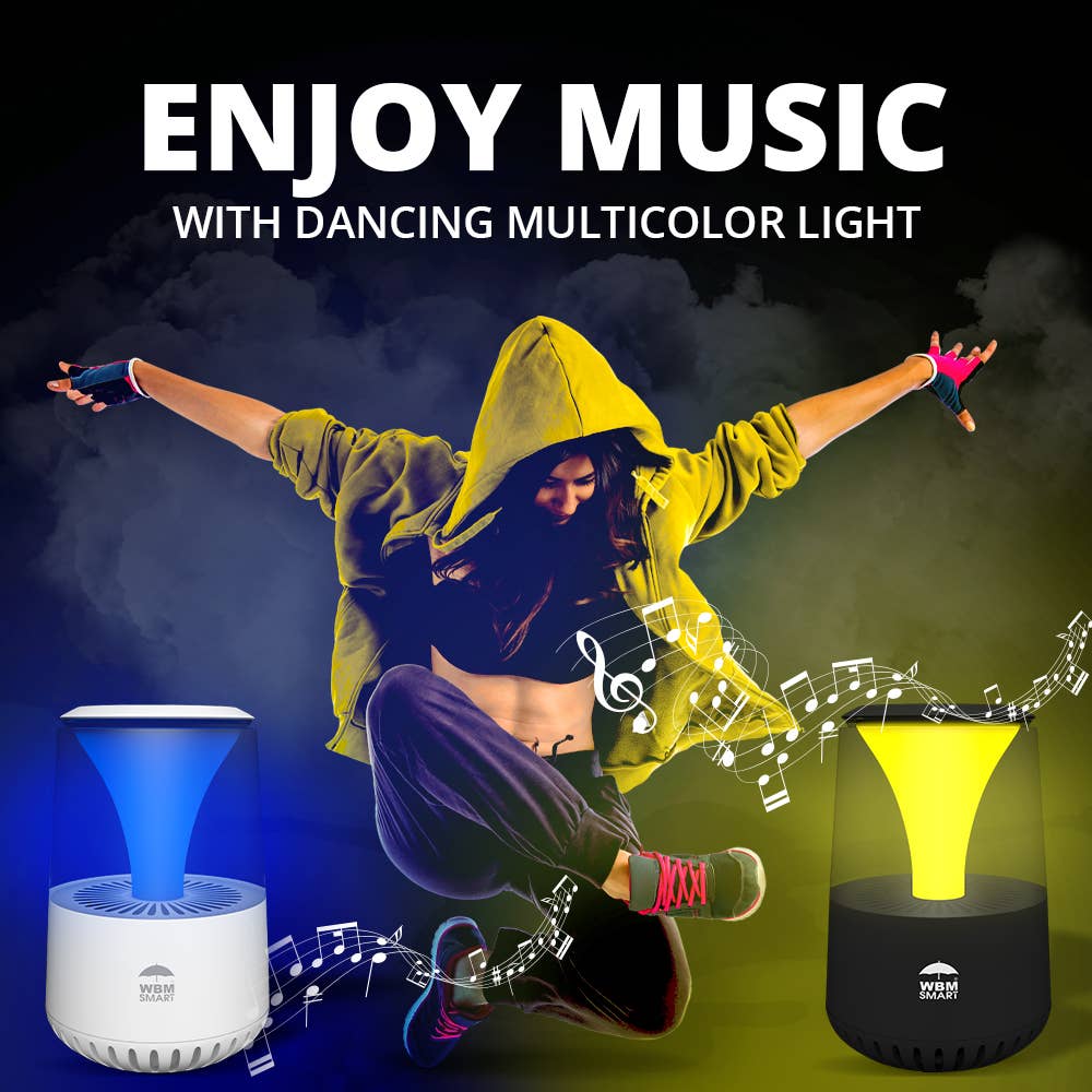 WBM LLC - Wholesale Luchtreiniger - WBM SMART HEPA-luchtreiniger met Bluetooth-luidspreker8