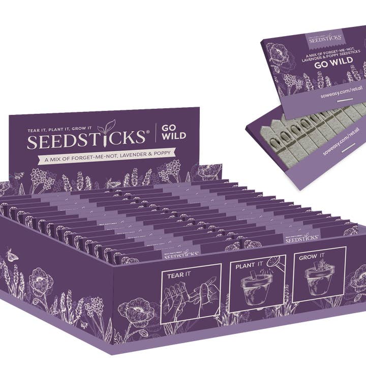 Go Wild - Display Boxes for wholesale by Seedsticks®