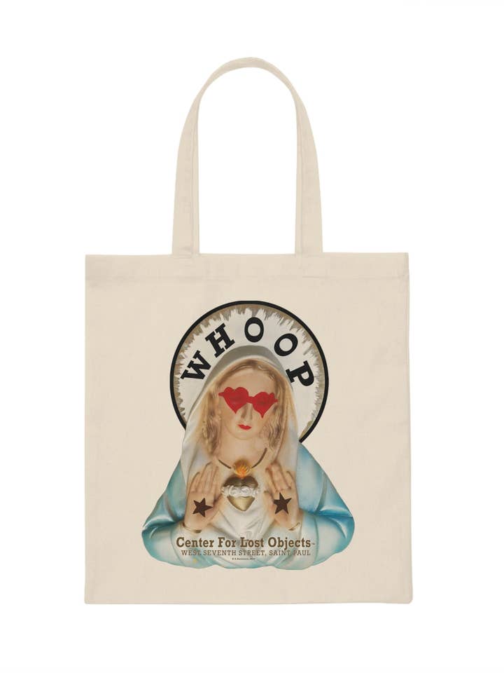 CFLO "Whoop" Canvas Tote Bag for wholesale by Nature Girl Industries/Center For Lost Objects