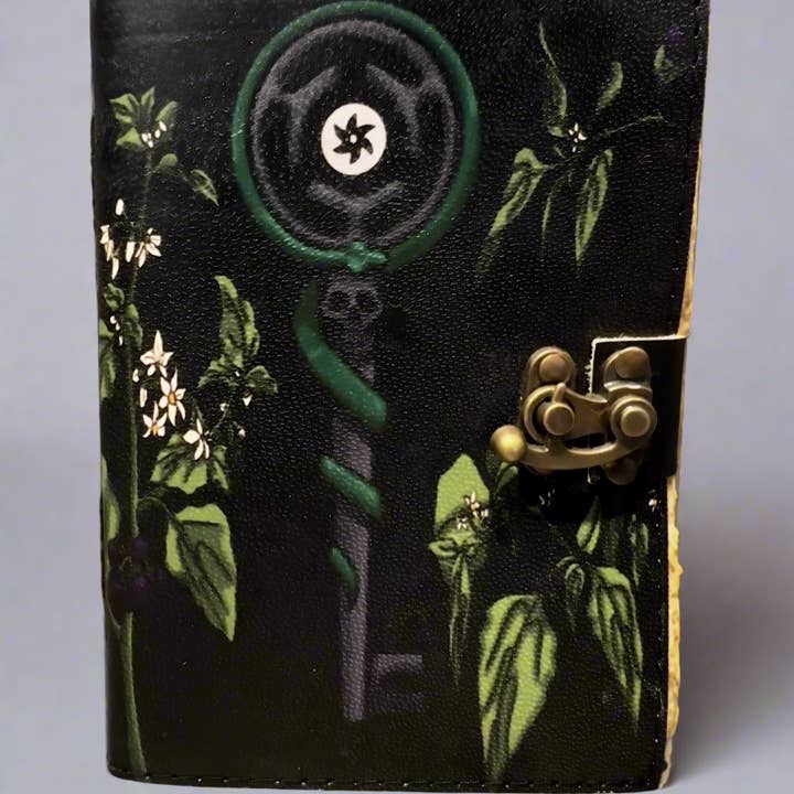SunlitSage - Wholesale Journal/diary - Hekate’s Key Journal | Hecate | Leather Journal | Blank Vintage Notebook