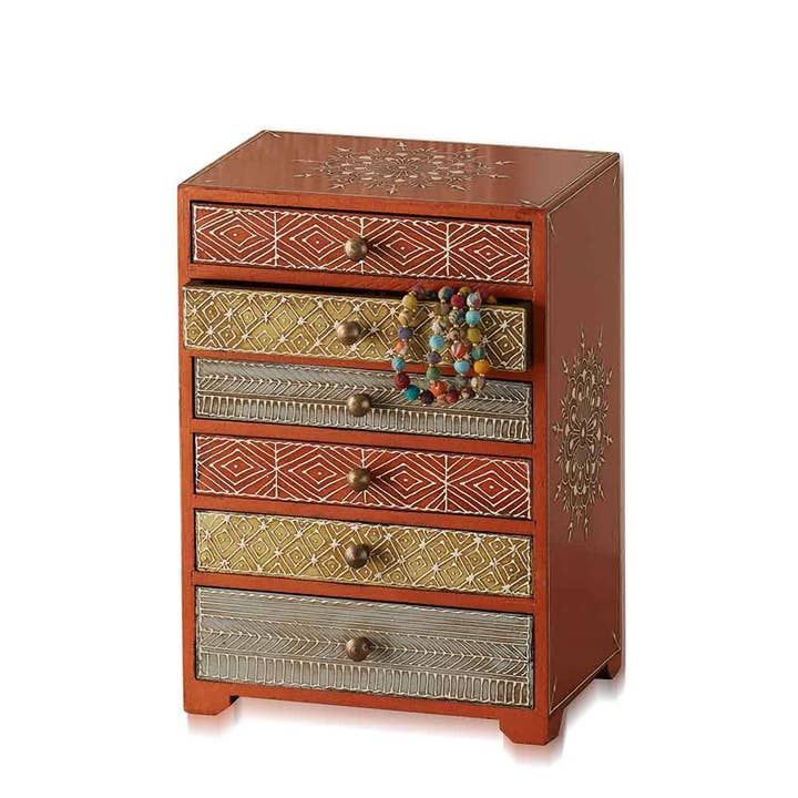 Mango Mahamantra Jewelry Chest for wholesale by SERRV International