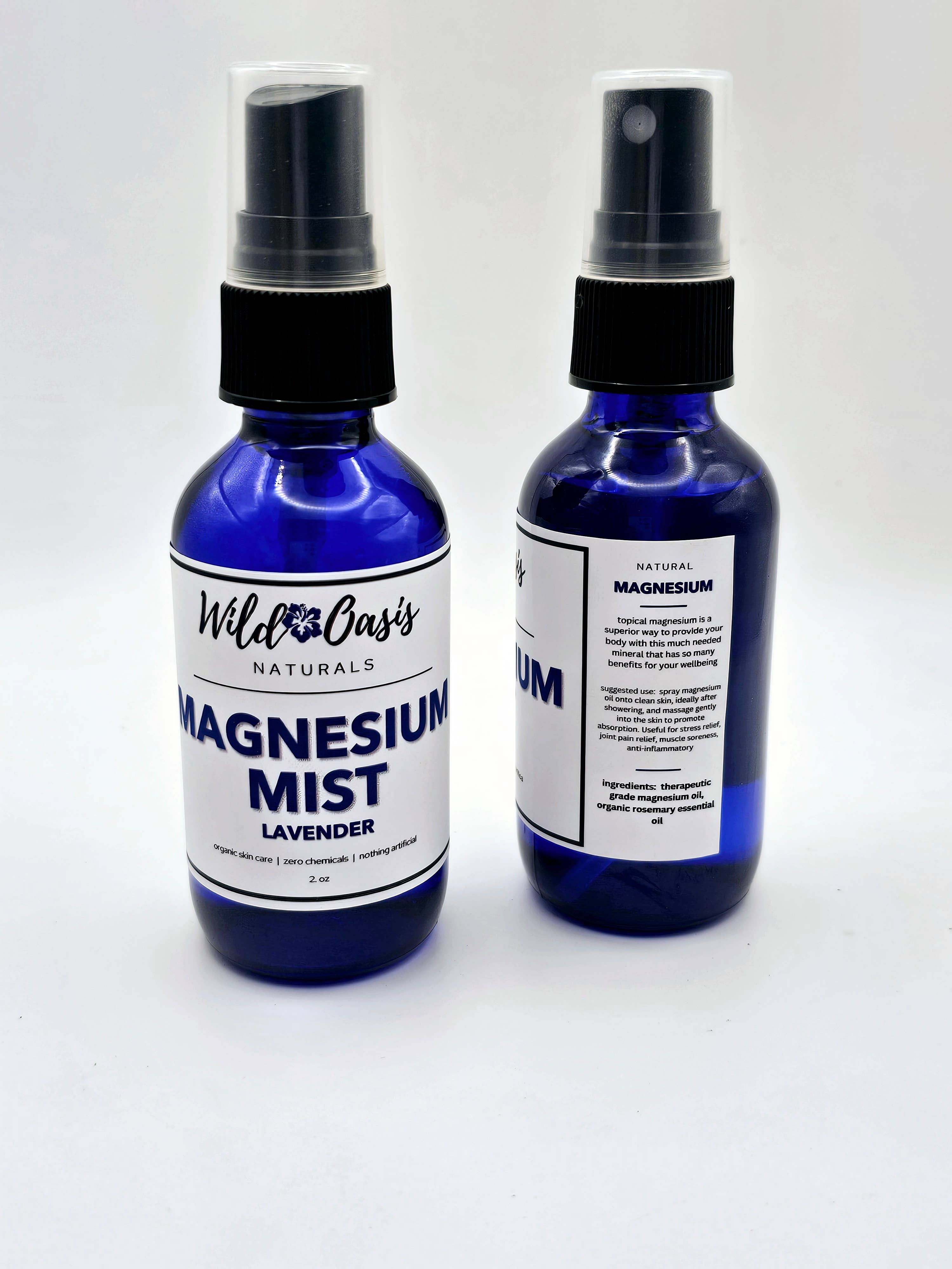 Wild Oasis Naturals - Wholesale Pain Relief Spray/Cream - Magnesium Mist - 2 oz - Pure Magnesium Oil Spray4