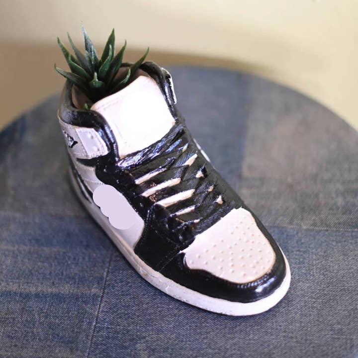 Decor Ate Me Studios - Home & Candles - Wholesale Plant Pot - Sneaker Concrete Plant Pot | Home Decor Collection1