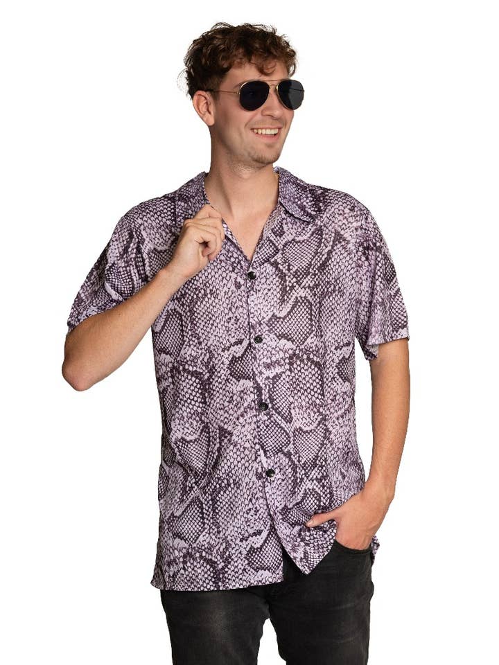 Snake Shirt Silver or Gold for wholesale by Partychimp