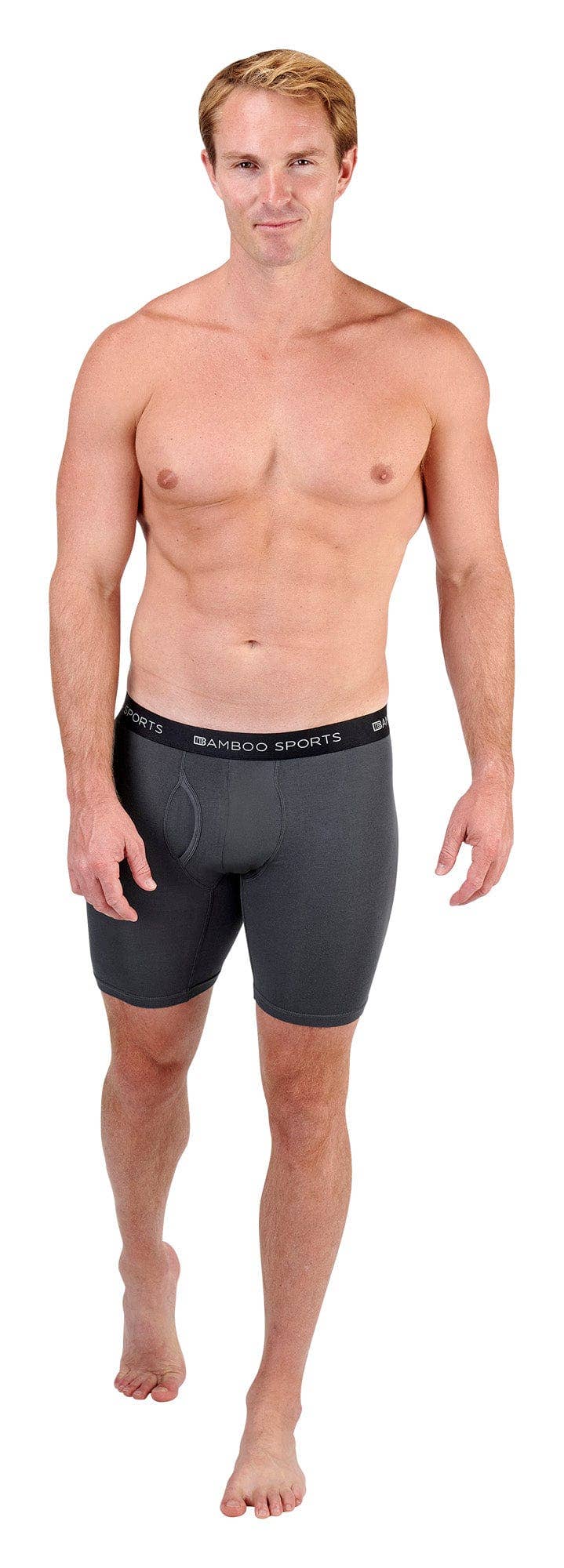 Bamboo Sports - Vendita all'ingrosso Intimo - Uomo - Boxer da uomo in rayon di bambù con cuciture interne da 15,2 cm, confezione da 425