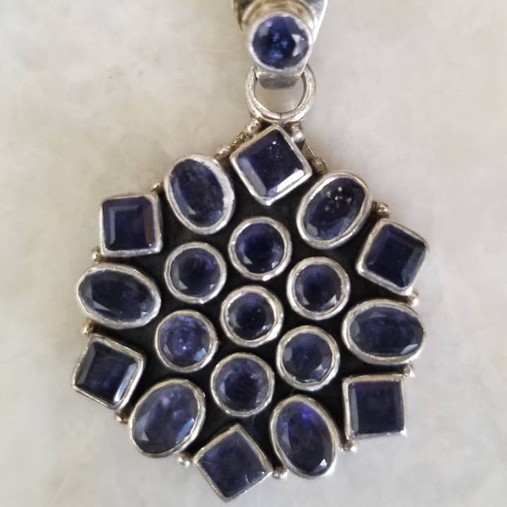 Silver Pendant - semi precious stone for wholesale by OMSutra