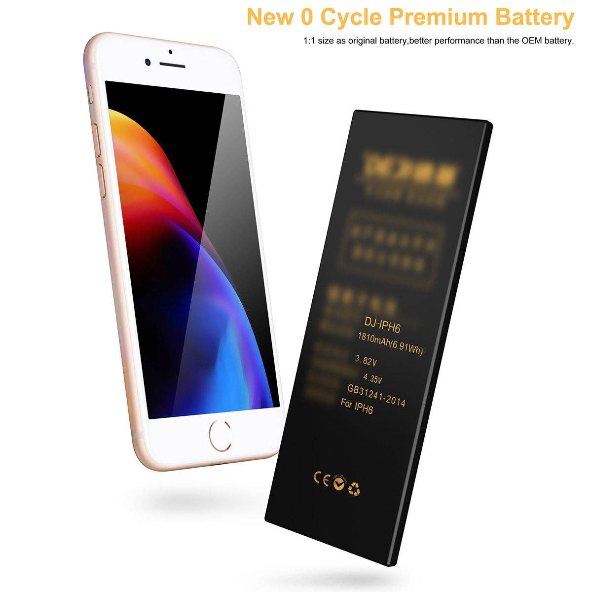 AICase - Wholesale Portable Charger - DEJI Internal Battery Replacement for iPhone 64