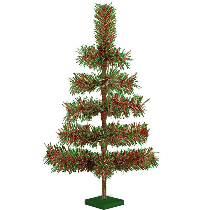 Arbres rouges, verts et argentés pour la vente par Lee Display