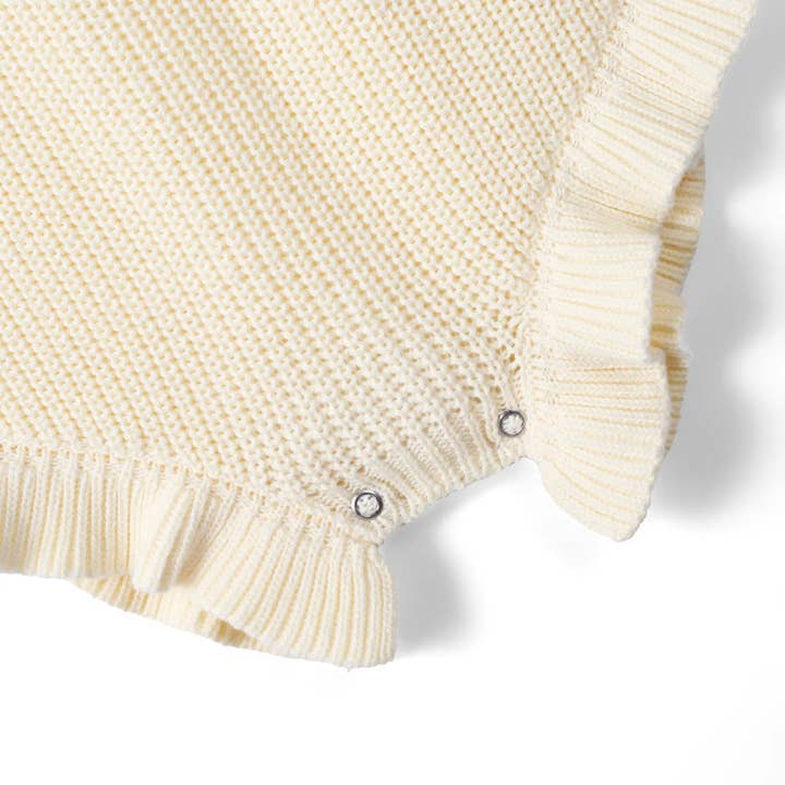 SwaddleAn - Wholesale Romper - Kids - 100% Cotton Ruffle Baby Girl Knit Romper 18