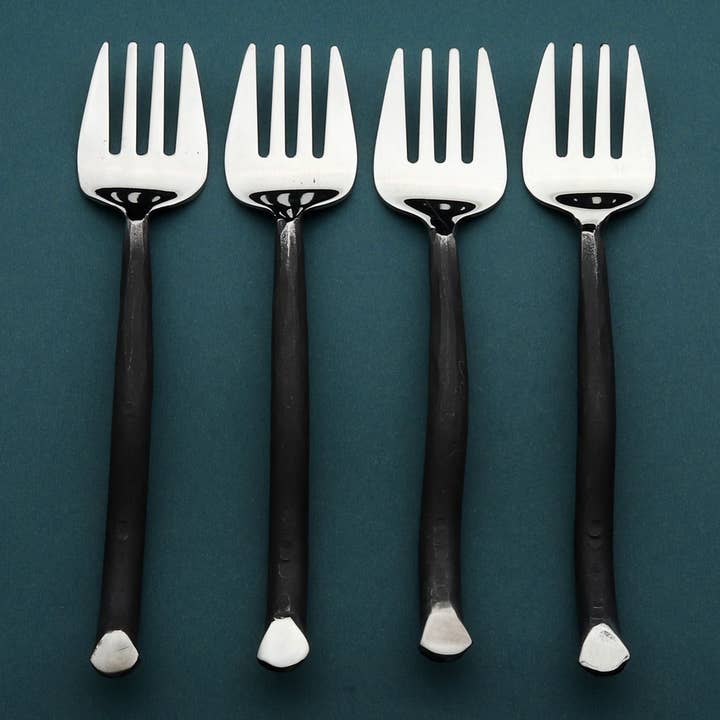 INOX artisans - Wholesale Table Fork - Twig Sardine Table Forks 4 Pc. Set3
