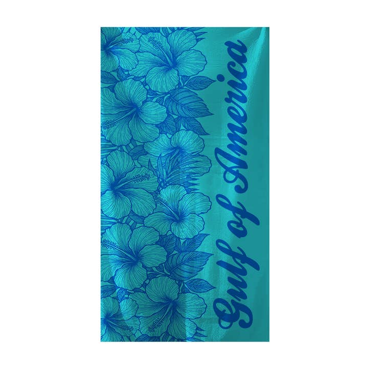 Golfe d'Amérique - Serviette Tropicale Vintage - 3856 pour la vente par I Love My Freedom