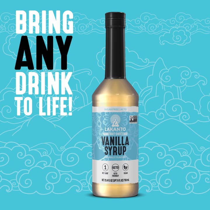 Lakanto - Wholesale Flavored Syrup - Lakanto Simple Flavoring Syrup - Vanilla 25.4 Fl Oz5