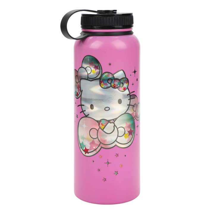 Bioworld Merchandising - Wholesale Water Bottle - Hello Kitty 40 oz. Stainless Steel Water Bottle
