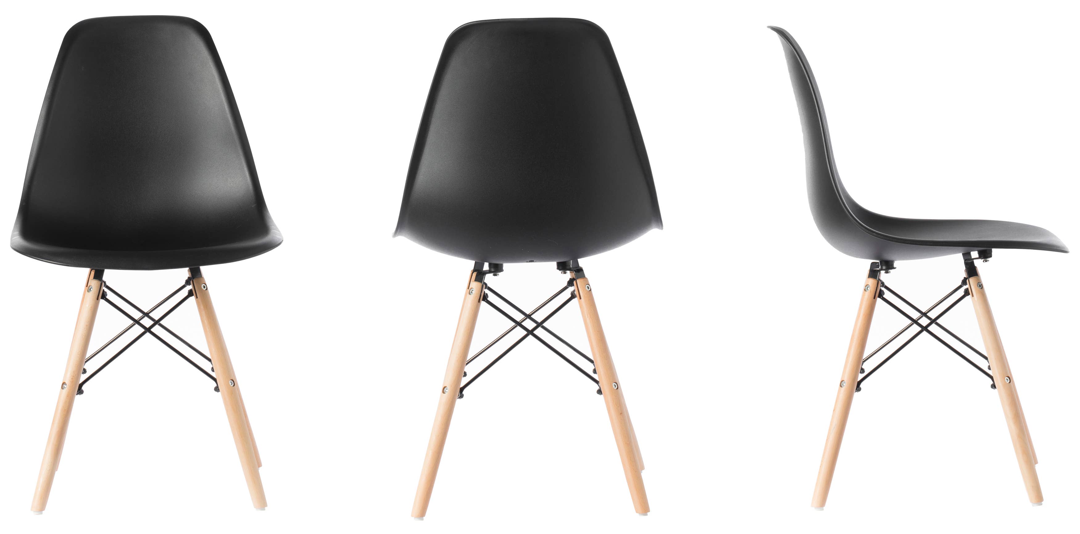 Quickway Imports - Wholesale Chair - Plastic DSW Shell Dining Chair with Wooden Dowel Eiffel Legs29