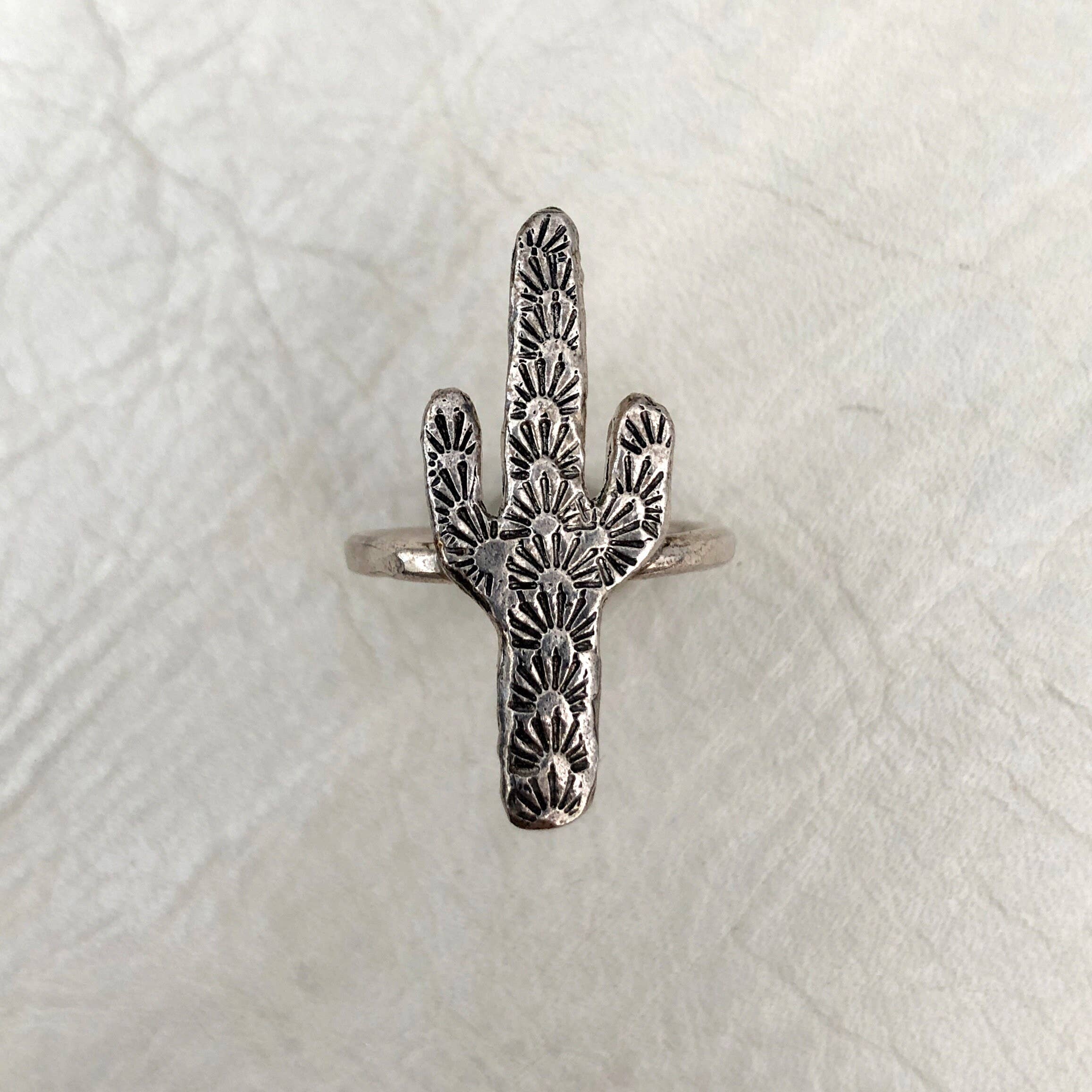 HELIOTROPE - Wholesale Cocktail/Statement Ring - Saguaro Cactus Ring2